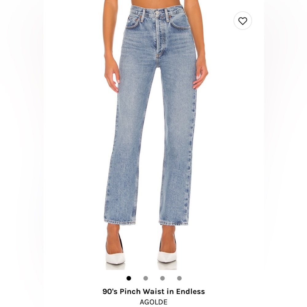AGOLDE 90s pinch waste Jeans from Revolve. Size 28